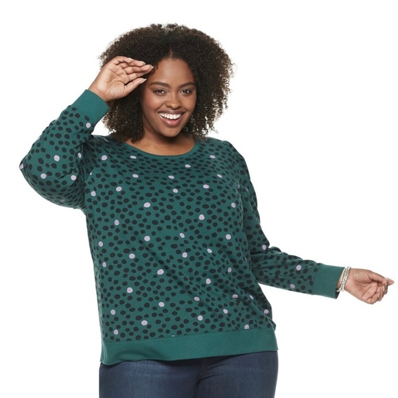 EVRI Tops - EVRI Puff Sleeve Sweatshirt - 3X - NWT